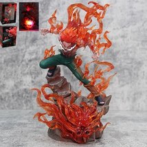28cm Naruto Shippuden Might Guy Figure Ten Years of Shinobi Figures Toys - £26.31 GBP