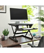 Black 33in. Height Automatic Adjustable Standing Desk Computer Desk - €107,74 EUR