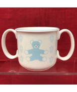 Baby Plate Souleiado Hoppetta Porcelain 3&quot; Cup Meal Boy Blue  - £13.20 GBP