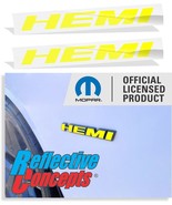 HEMI Hood or Fender Badge Overlay Decals for 2011-2019 Dodge Challenger - £11.25 GBP