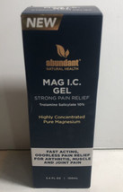 Abundant Natural Health Mag I C Gel Strong Pain Relief 3.4 OZ Muscle Joint - £18.34 GBP