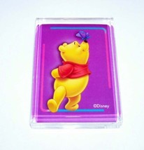 Acrylic Winnie The Pooh Bear and Butterfly Executive Desk Top Paperweight - £10.48 GBP