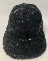 Sequin Baseball cap hat  black - $595.61 MXN