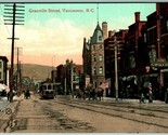 Granville Street View Vancouver British Columbia Canada UNP DB Postcard J11 - £9.43 GBP