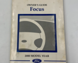 2000 Ford Focus Owners Manual Handbook OEM P03B38009 - $14.84