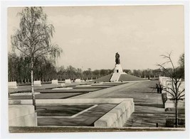 East Berlin Germany Real Photo Postcard Russia Garden of Remembrance 1955 View  - £22.15 GBP