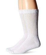 MENS DR. SCHOLLS DIABETES CIRCULATORY TempRITE WHITE CREW SOCKS 13-15 ON... - $9.94