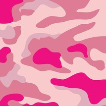 12&quot; x 12&quot; Pink Camo Vinyl - Crafters Vinyl for Home Vinyl Craft Cutters - £5.41 GBP