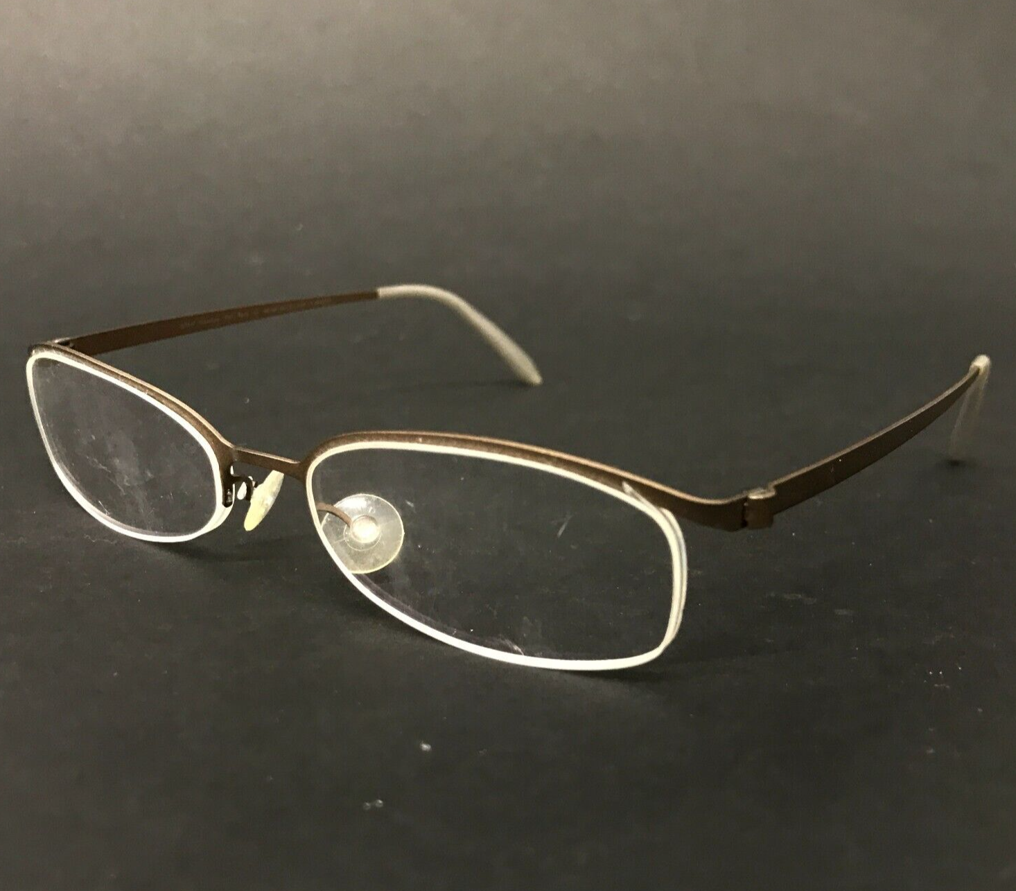 Primary image for Lindberg Eyeglasses Frames 7140 COL.U31 Matte Brown Strip Titanium 50-17-140