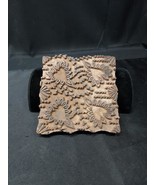 Antique Wallpaper Stamp Wood Block Heart Hearts Folk Art Carved Wooden P... - $913.64 MXN