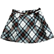 Janie and Jack Girls Plaid Skirt Size 3 Equestrian Style Adjustable Waist - £14.81 GBP