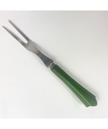 Vintage Carving Fork with Green Bakelite Handle - $14.84