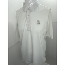 Travis Mathew The Palms Golf Club Men Polo Shirt Pima Short Sleeve White XL - £19.44 GBP