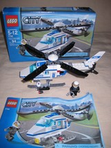 CITY LEGOS SET 7741 POLICE HELICOPTER Complete instructions and BOX - $15.32