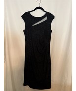 Scarlett black glittered dress size 10 - $618.40 MXN