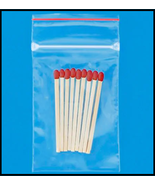2x3  Plastic Ziplock Poly Zipper 2ML 100 Bags Small Clear Reclosable Zip... - £4.67 GBP