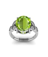 5.25 Ratti Anello in argento con pietra peridoto naturale non riscaldato... - £31.82 GBP