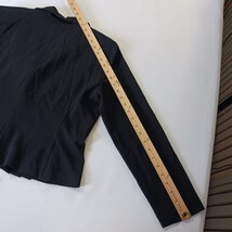 Danny & Nicole RN#67473 Women's Black 3-Button Blazer Jacket Size 12P image 8