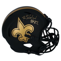 Rashid Shaheed Autographed Saints Eclipse Full Size Speed Helmet Beckett - $203.15