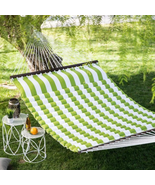 Hanging Hammock Swing Outdoor Camping 2 Person Hammock Cloth Deluxe Gree... - $187.31 CAD