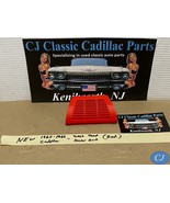 NEW 1965 - 1966 CADILLAC  - RED - DASH IN-CAR TEMP SENSOR GRILL COVER TRIM - $2,137.22 MXN