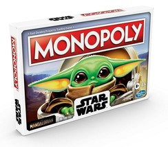 Monopoly Board Game Star Wars The Child Mandalorian Family Fun Time - £21.28 GBP