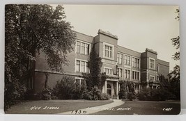 Little Falls Minnesota HIGH SCHOOL Lepinski Family Real Photo 1930 Postcard G14 - £13.31 GBP