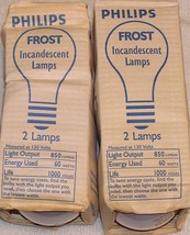 Philips 60 Watt 130 Volt A19 Frosted Incandescent Lamps (4) Bulbs - $11.99
