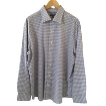 Peter Millar Mens Dress Shirt Crown Crafted Flex Finish Plaid XL Preppy ... - $422.85 MXN