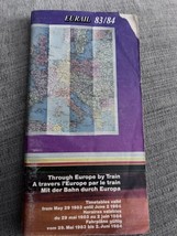Eurail Schedule 1983-1984 Europe By Train Booklet - £29.53 GBP