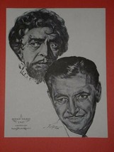 Ronald Colman Volpe Academy Award Print Portrait 1962 - £15.72 GBP