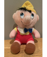 Vintage Walt Disney&#39;s Productions Classic Pinocchio Plush Stuffed Doll T... - $8.90