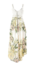 NWT FARM Rio for Anthropologie Protea in Ivory Floral Crochet Top Maxi Dress SP - £93.22 GBP