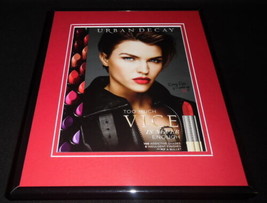 Ruby Rose Urban Decay 11x14 Framed ORIGINAL Advertisement Orange is New Black - £27.23 GBP