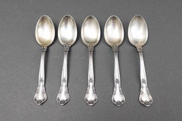Gorham Chantilly Sterling Silver 5 7/8&quot; Teaspoon Set Of 5 No Monogram - £139.87 GBP