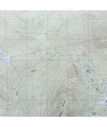 Map Number Four Mountain Maine 1988 Topographic Geo Survey 1:24000 27x22... - €38,51 EUR