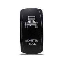 CH4x4 Rocker Switch Monster Truck Symbol  - Amber  LED - £13.30 GBP