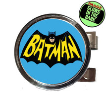 Retro BATMAN Glow In The Dark Steering Knob Wheel Brody Spinner Suicide Rat Rod - £25.31 GBP