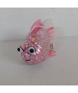 Lil&#39;kinz Pink Glitter Fish Stuffed Animal Plush Ganz Webkinz Hard Eyes 8... - £4.67 GBP