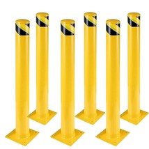 Pioneerworks Safety Bollard 6 Packs, 42 Inch Height Bollard Post,, Parki... - $143.96