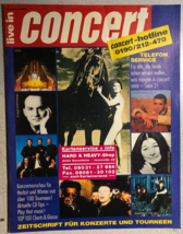 LIVE IN CONCERT German language music magazine September 1993 - £11.86 GBP