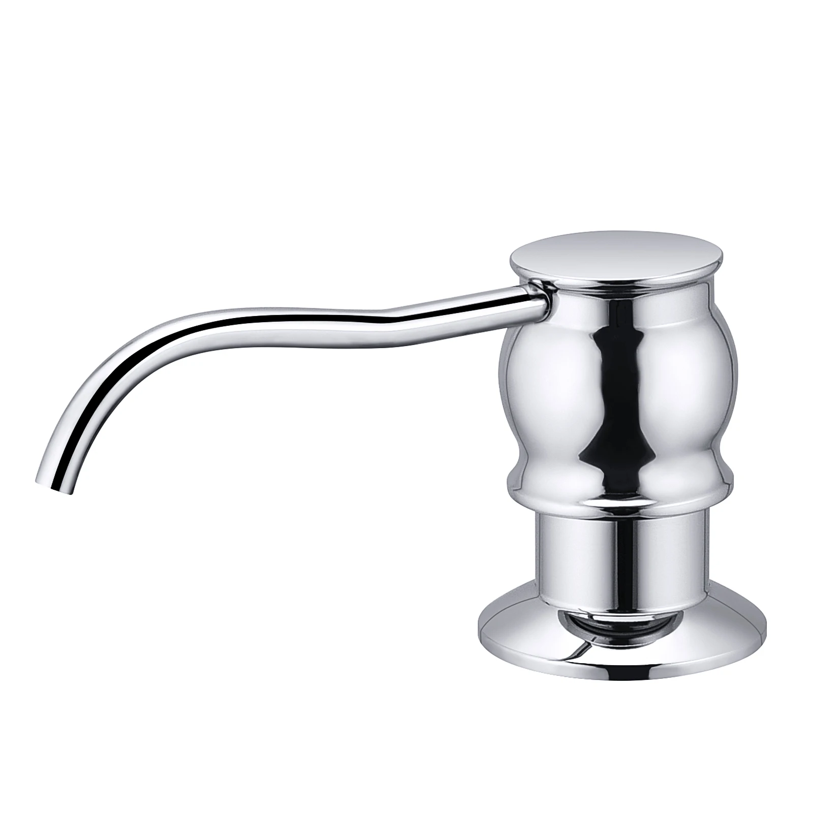 Samodra Liquid Soap Dispenser With bottle Chrome/Nickel Brass Pump Head ... - $32.22