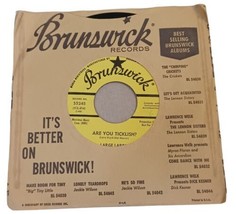 Large Larry – Are You Ticklish? / Whistler&#39;s Mother - Burnswick Promo 55245 VG+ - £5.54 GBP