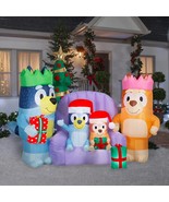 New 6.6’ Bluey Family 8 LED Lights Christmas Inflatable, 1851504 Gemmy A... - $5,166.86 MXN