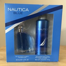 NAUTICA BLUE by NAUTICA FOR MEN 1.7 OZ + 6 OZ, 2 PCs Set - £23.16 GBP