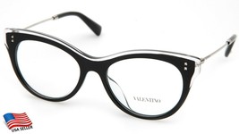 NEW VALENTINO VA3023-A 5086 BLACK EYEGLASSES FRAME 52-17-140mm B42mm Italy - £119.43 GBP