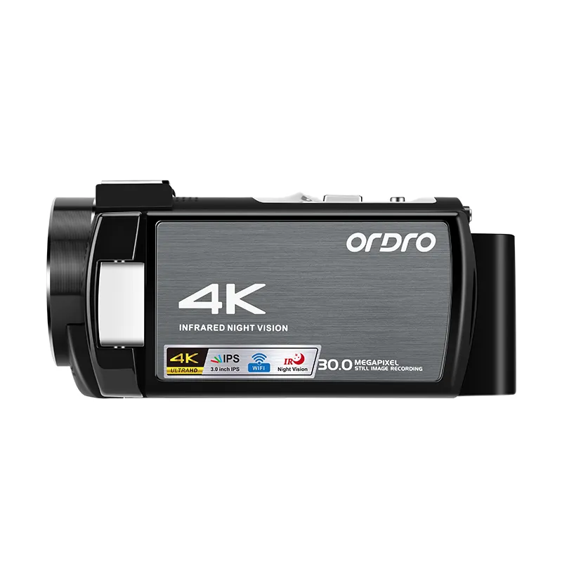 Ordro AE8 Video Camera 4K Digital Camcorder Professional WiFi Infrared Night - £158.25 GBP