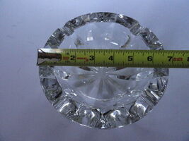 Saint Louis Clear Ashtray 7" diameter image 12