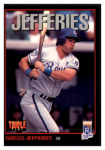 1993 Triple Play Gregg
  Jefferies   Kansas City Royals Baseball
  Card ... - $0.49