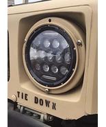 Military Headlight Pair LED 24v Black Bezel - Plug And Play Head Light, ... - $159.00